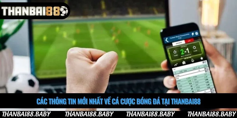 Các thông tin mới nhất về cá cược bóng đá tại Thanbai88
