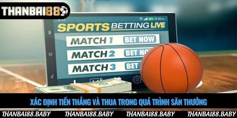 Xác định tiền thắng và thua trong quá trình săn thưởng