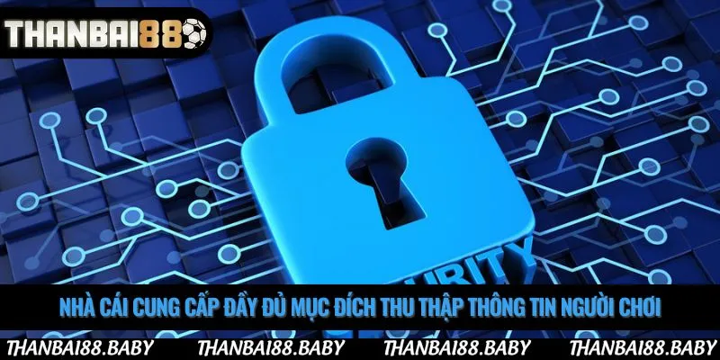 Nhà cái cung cấp đầy đủ mục đích thu thập thông tin người chơi