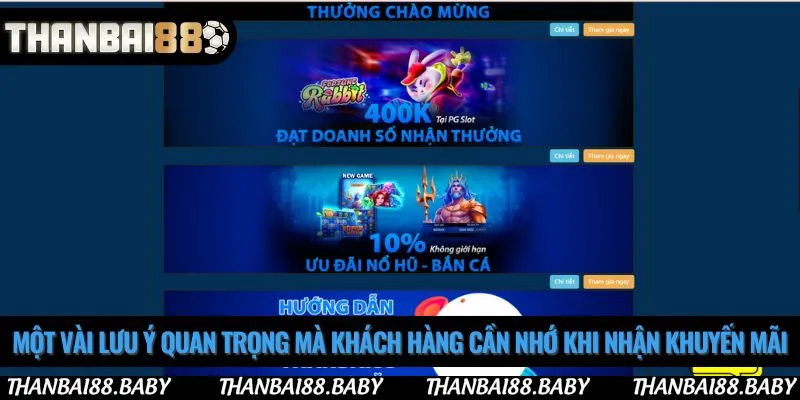 Một vài lưu ý quan trọng mà khách hàng cần nhớ khi nhận khuyến mãi