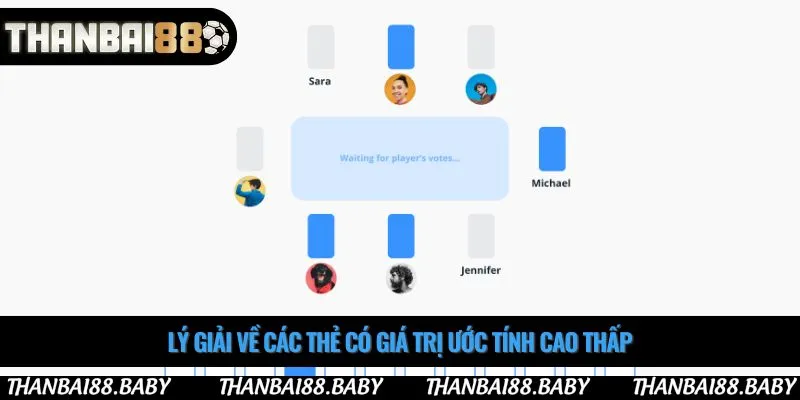 Lý giải về các thẻ có giá trị ước tính cao thấp